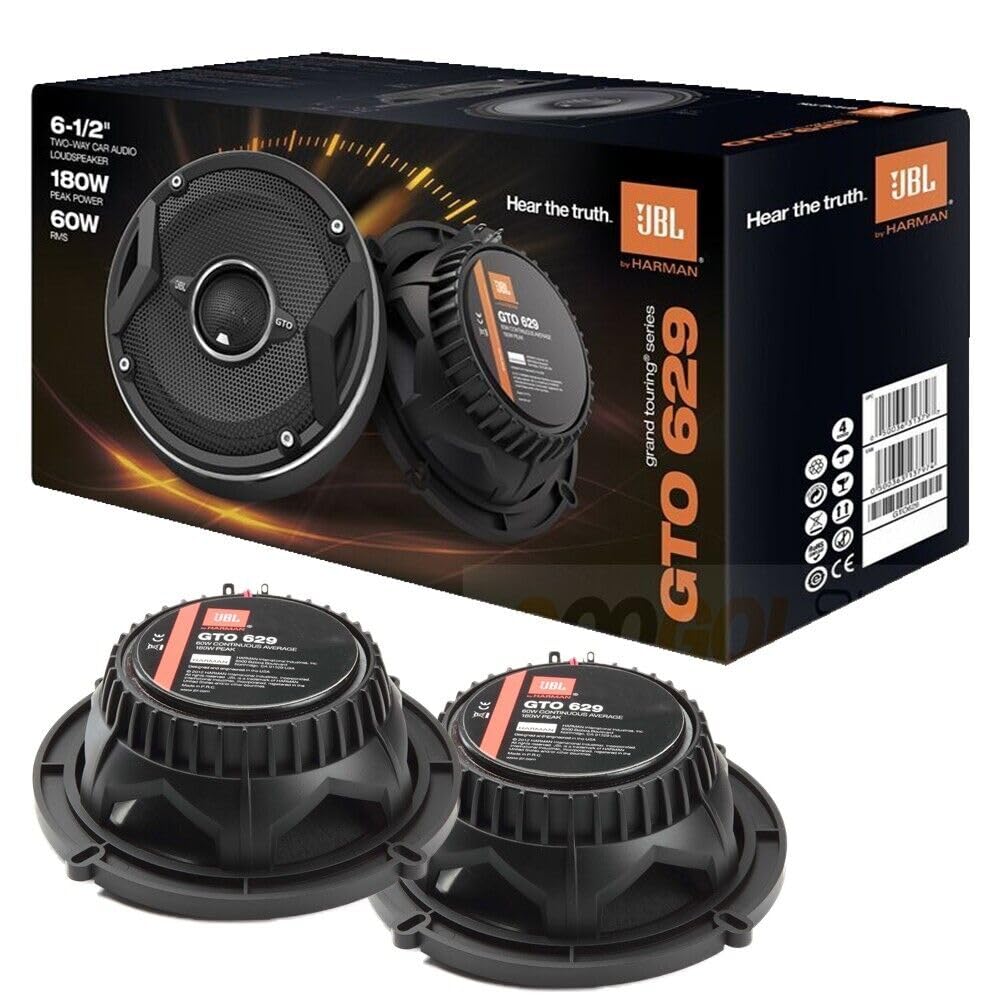 6.5-Inch 2-Way Car Speakers Pair
