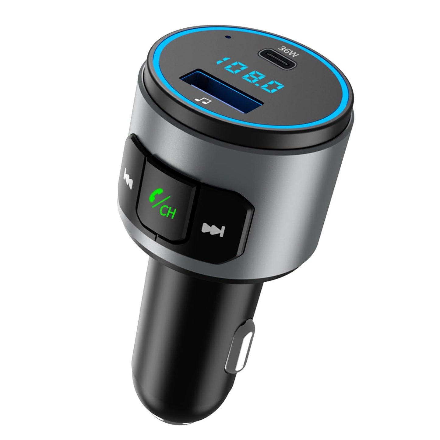 Bluetooth 5.4 FM Transmitter Car Adapter
