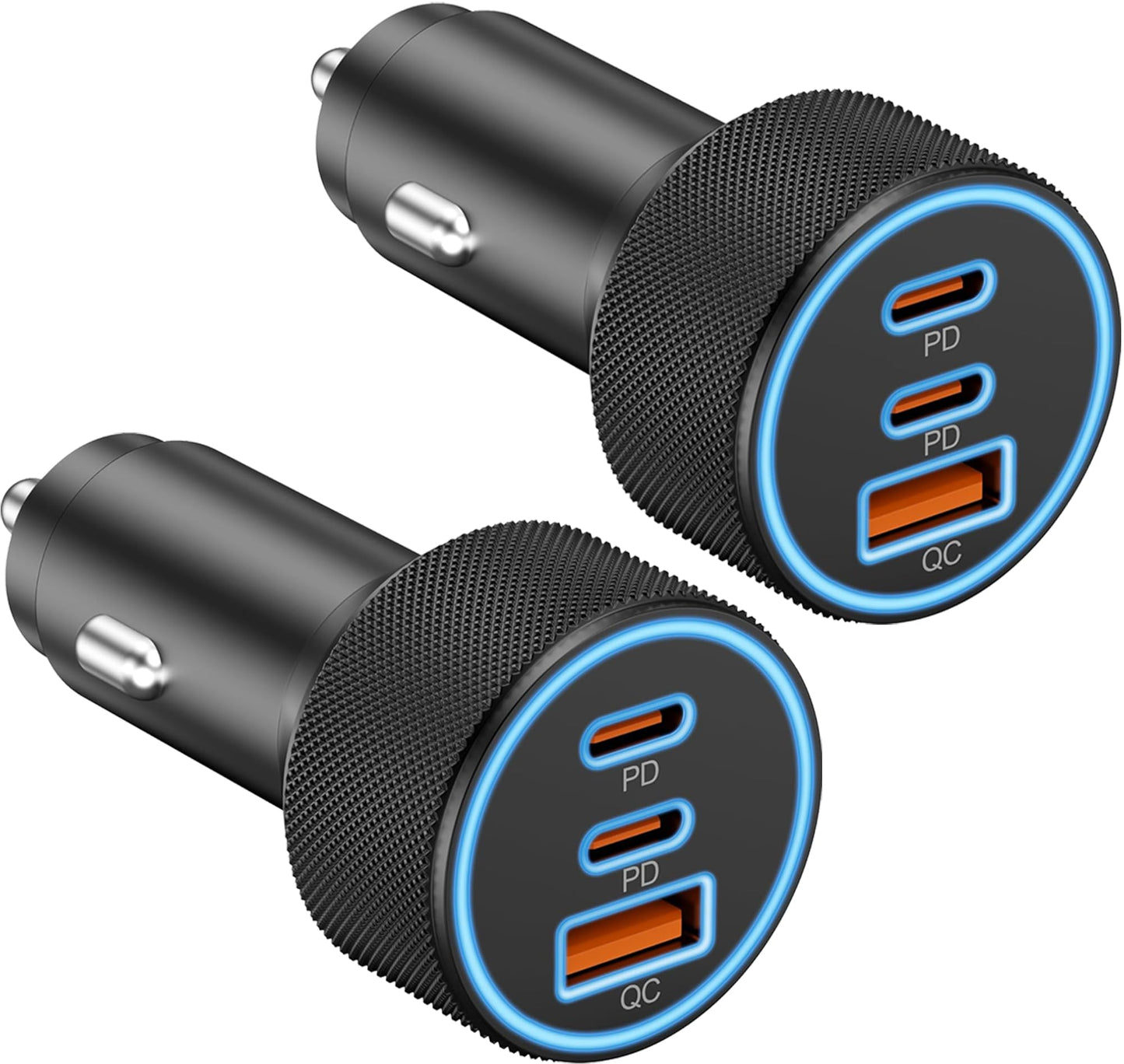 67W Dual USB-C Car Charger Adapter
