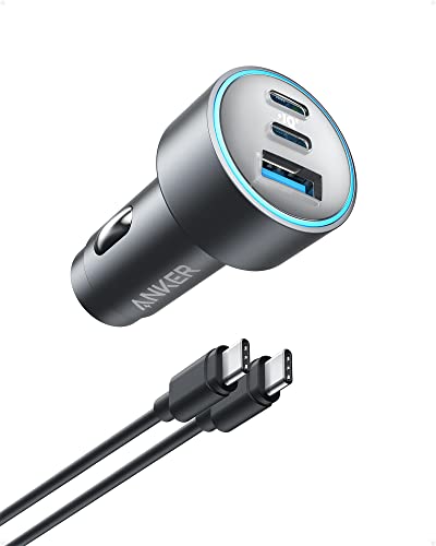 67W 3-Port USB-C Car Charger