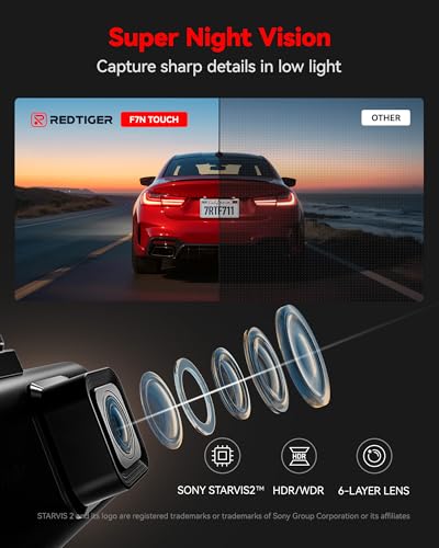 4K STARVIS 2 Front and Rear Dash Cam