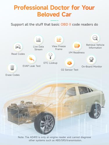 Enhanced OBD2 Vehicle Code Reader Scanner