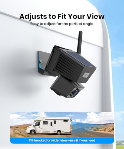 Solar Wireless Magnetic Backup Camera
