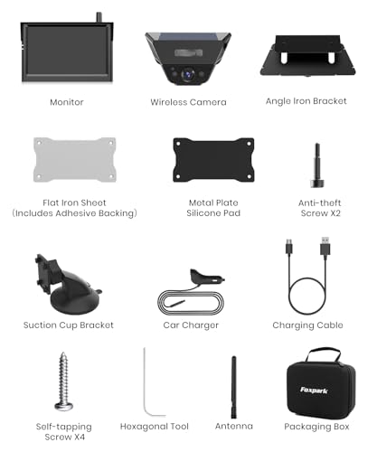 Solar Magnetic Wireless Backup Camera Series