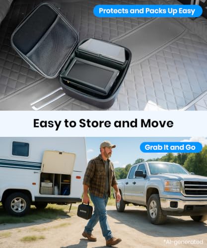 Solar Wireless Magnetic Backup Camera