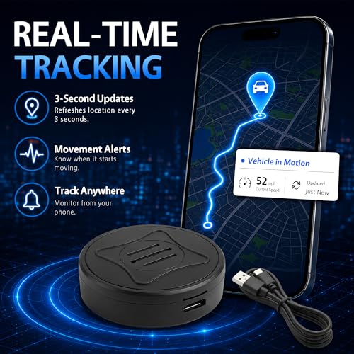 GPS Tracker for Vehicles with Real-Time Location