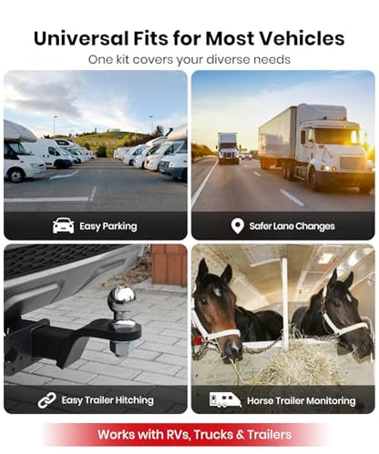 Solar Magnetic Wireless Backup Camera Series