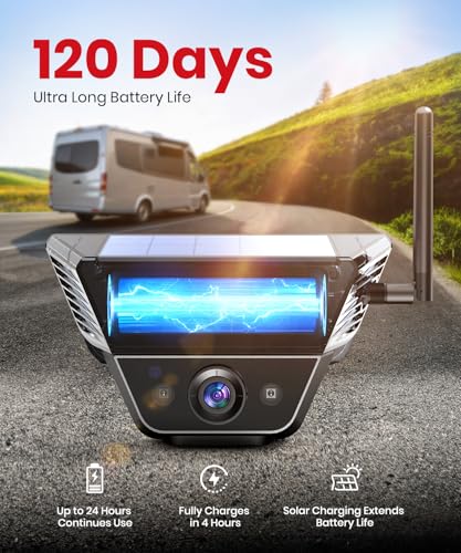 Solar Magnetic Wireless Backup Camera Series