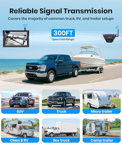 Solar Wireless Magnetic Backup Camera