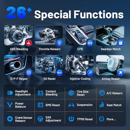 Wireless Bidirectional OBD2 Diagnostic Scanner