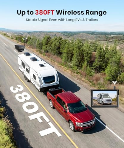 Solar Magnetic Wireless Backup Camera Series