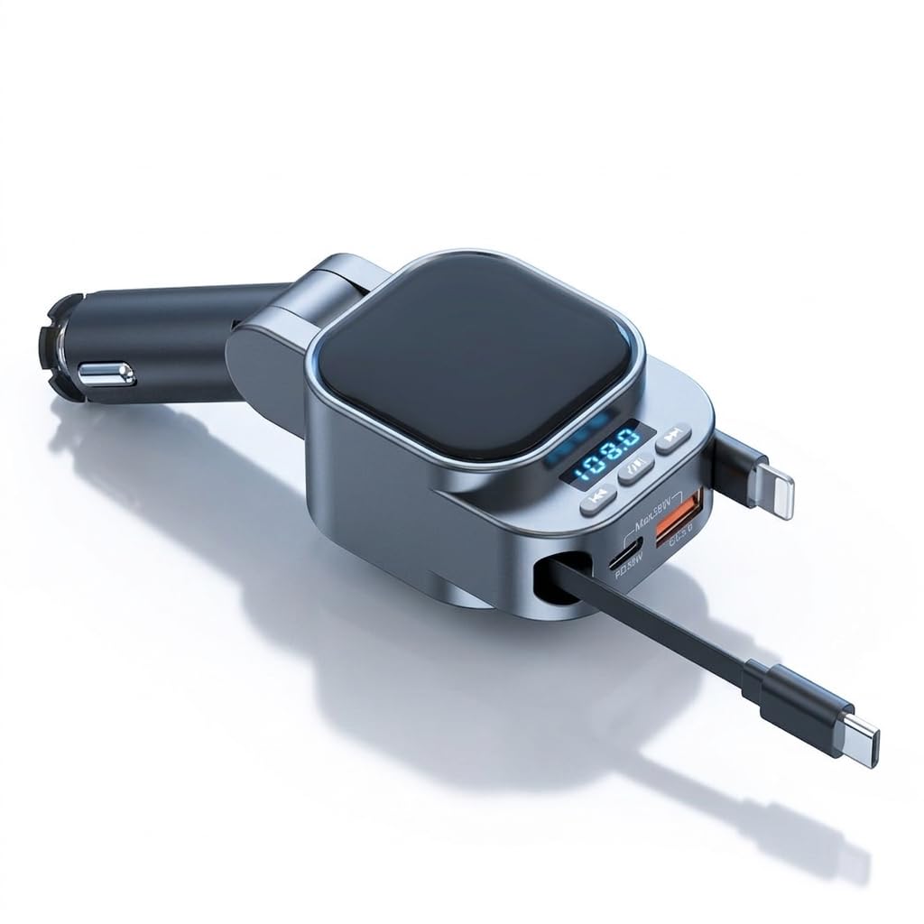 Bluetooth FM Transmitter with Fast Charger