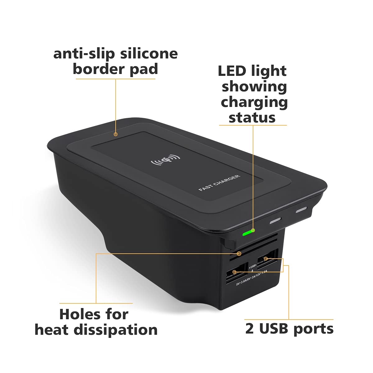Wireless Car Charging Pad for Volvo