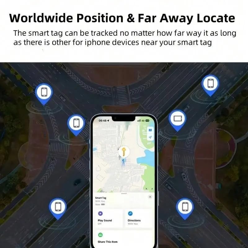 Mini Magnetic GPS Tracker with Real-Time Location