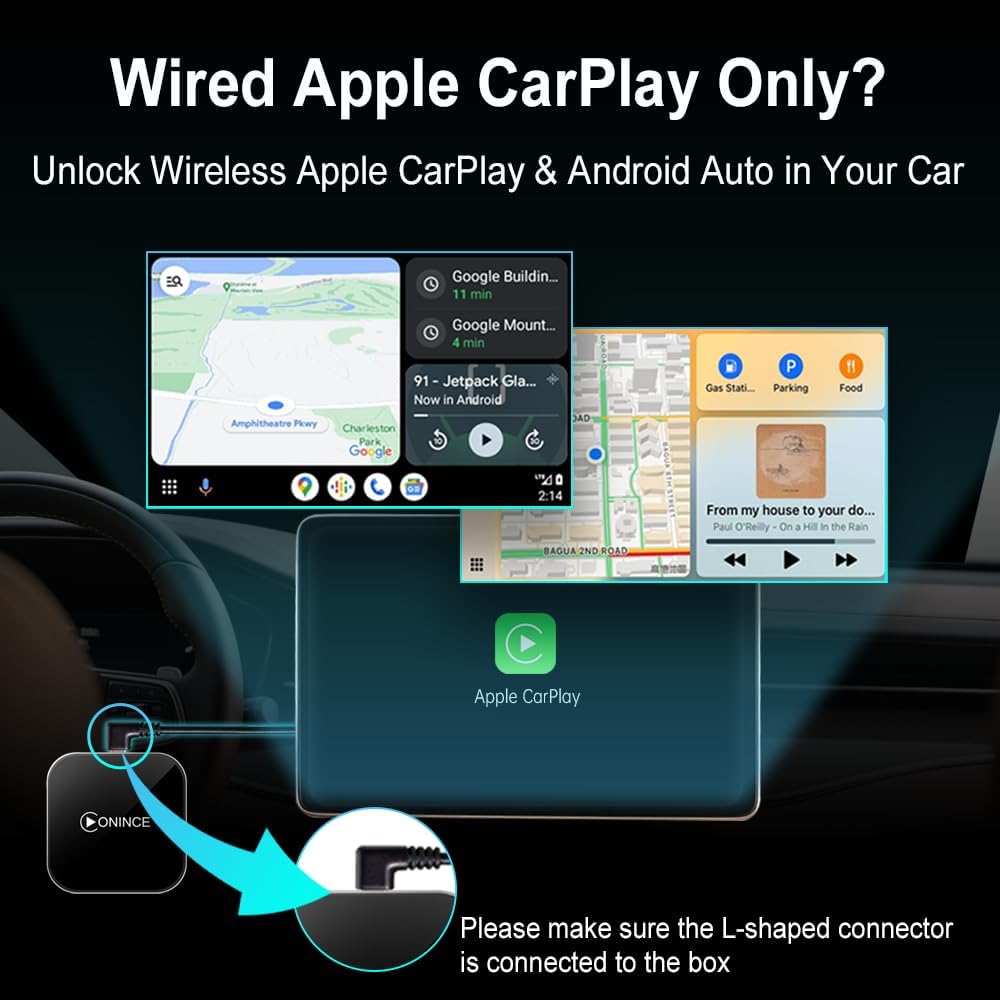 Wireless CarPlay AI Box with Android Auto