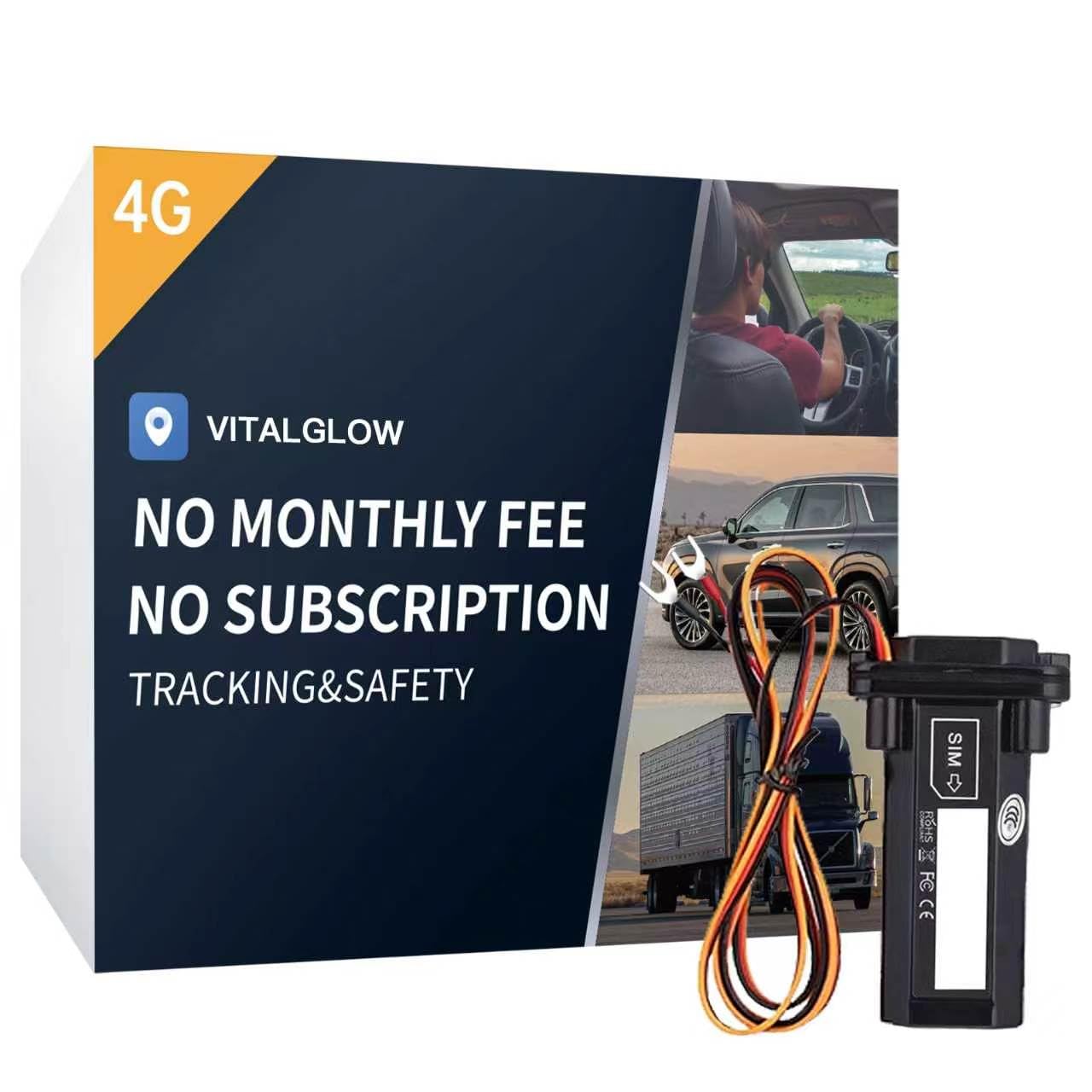 4G GPS Tracker for Vehicles with Trip History