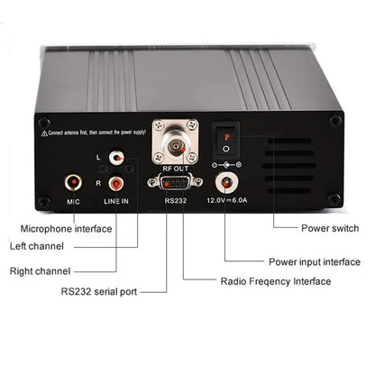 25W Stereo FM Broadcast Transmitter