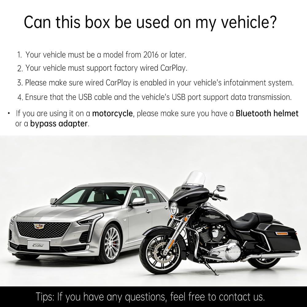 Wireless CarPlay AI Box with Android Auto