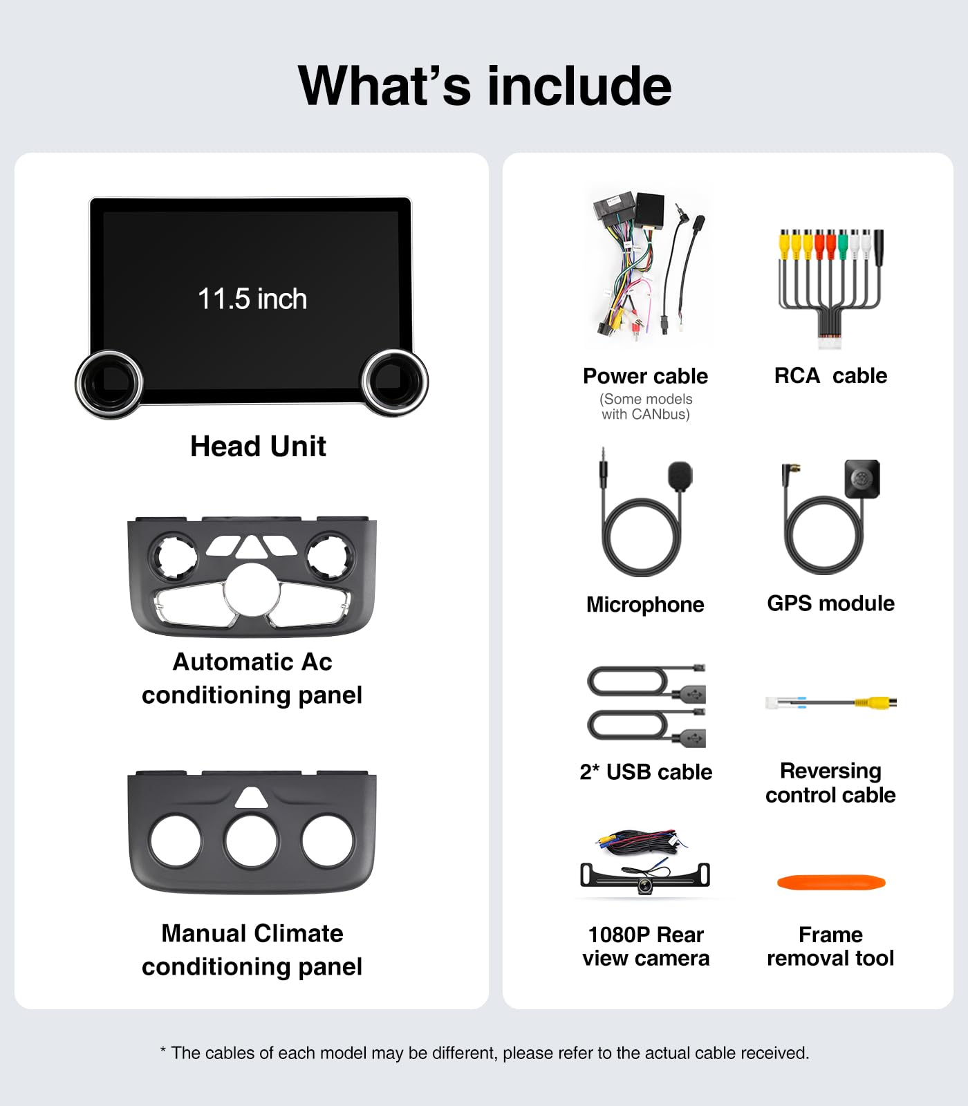 11.5-Inch Touchscreen Car Stereo with CarPlay