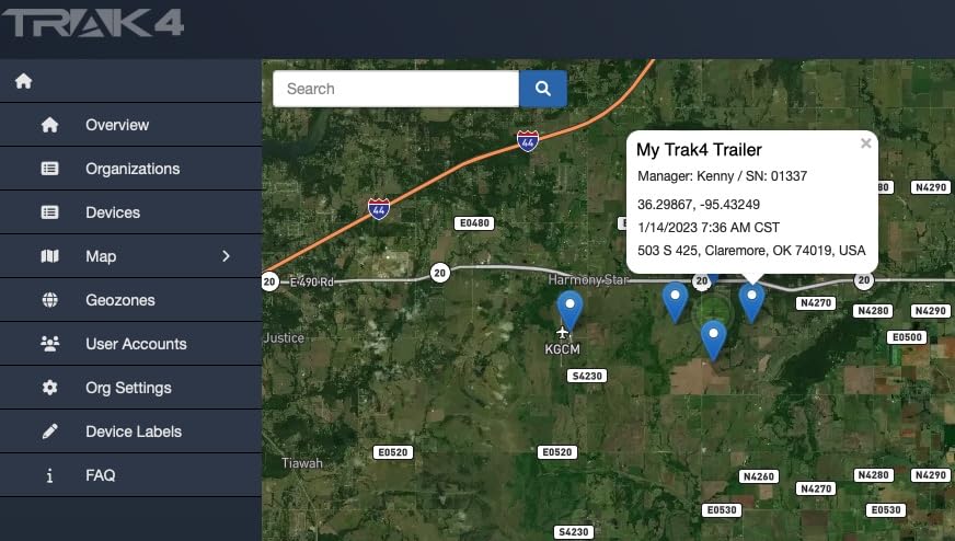 Solar GPS Tracker with Real-Time Vehicle Location