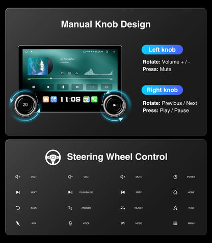 11.5-Inch Touchscreen Car Stereo with CarPlay