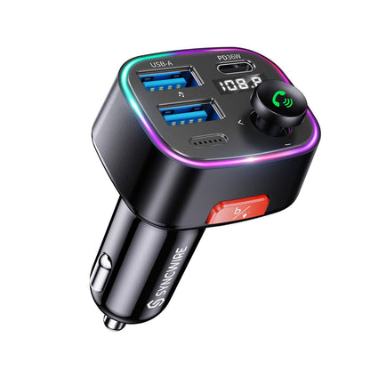 Bluetooth FM Transmitter Car Adapter