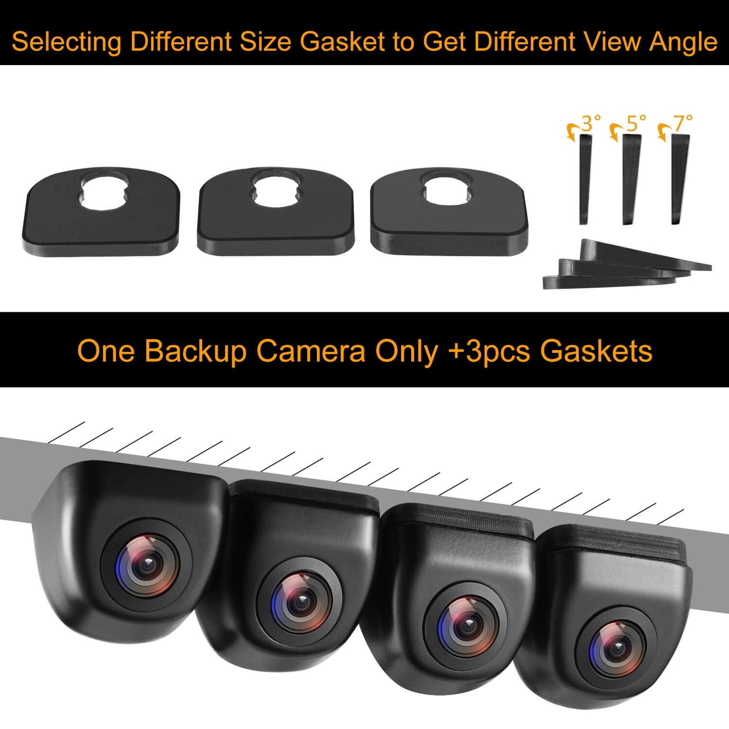 HD Waterproof Wide Angle Backup Camera