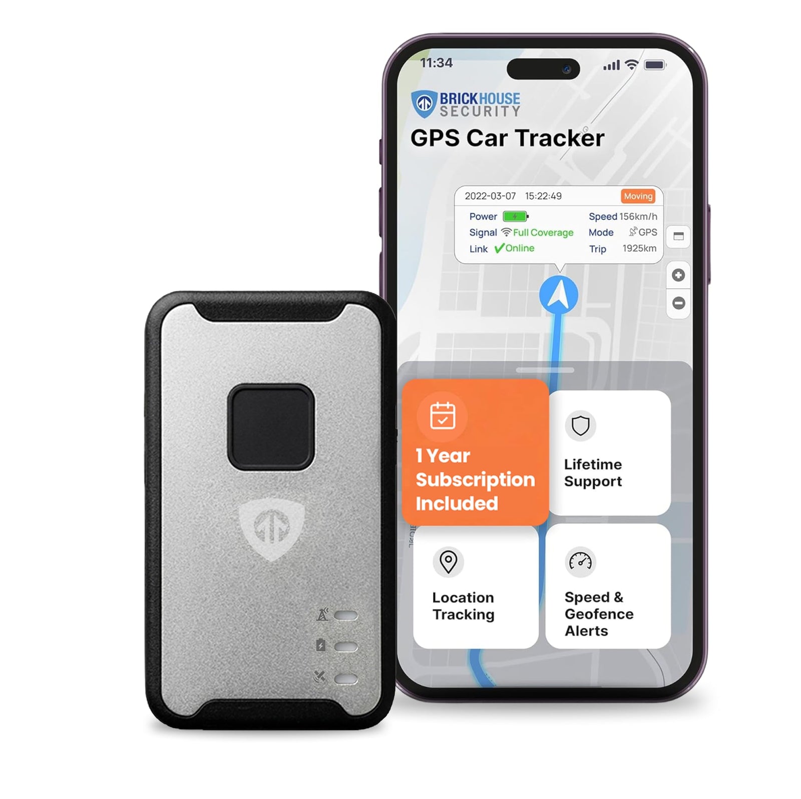 4G LTE Magnetic GPS Tracker for Vehicles & Assets