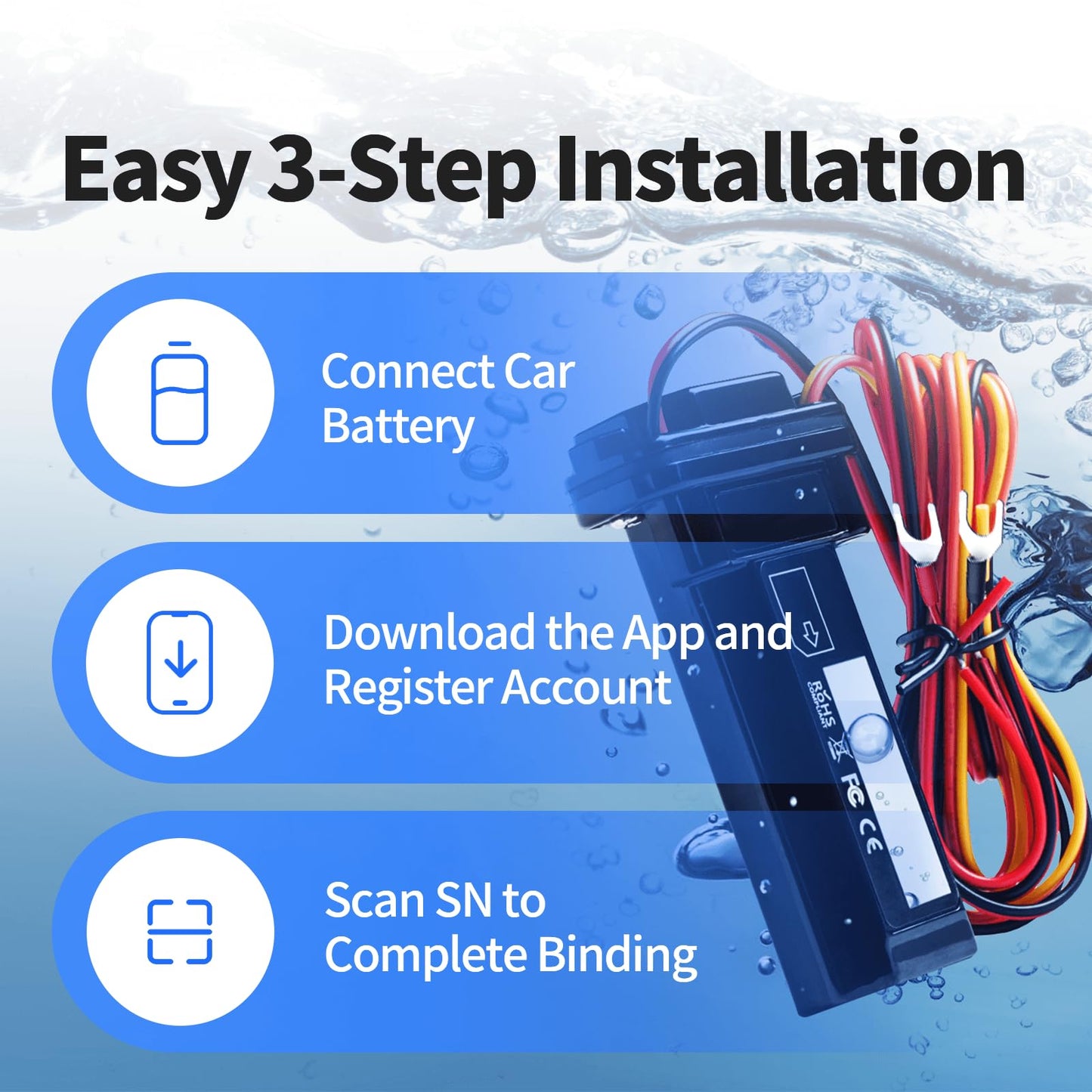 4G GPS Tracker for Vehicles with Trip History