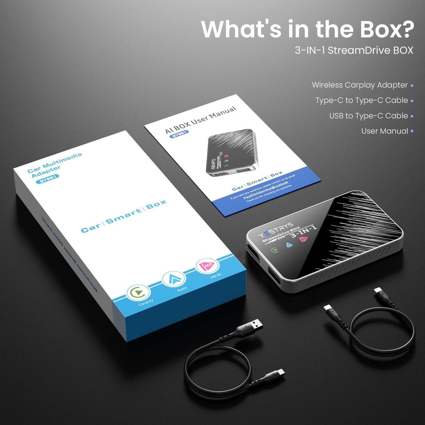 Wireless CarPlay Adapter for iPhone