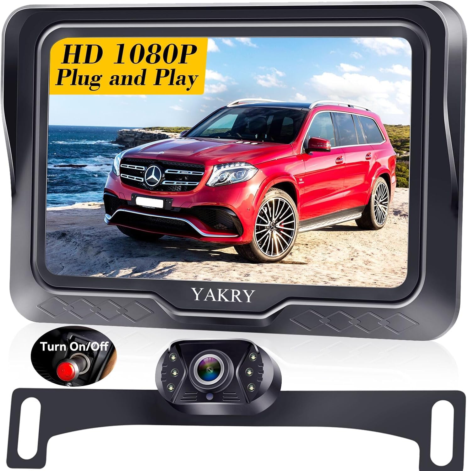 HD 1080P Waterproof Backup Camera System