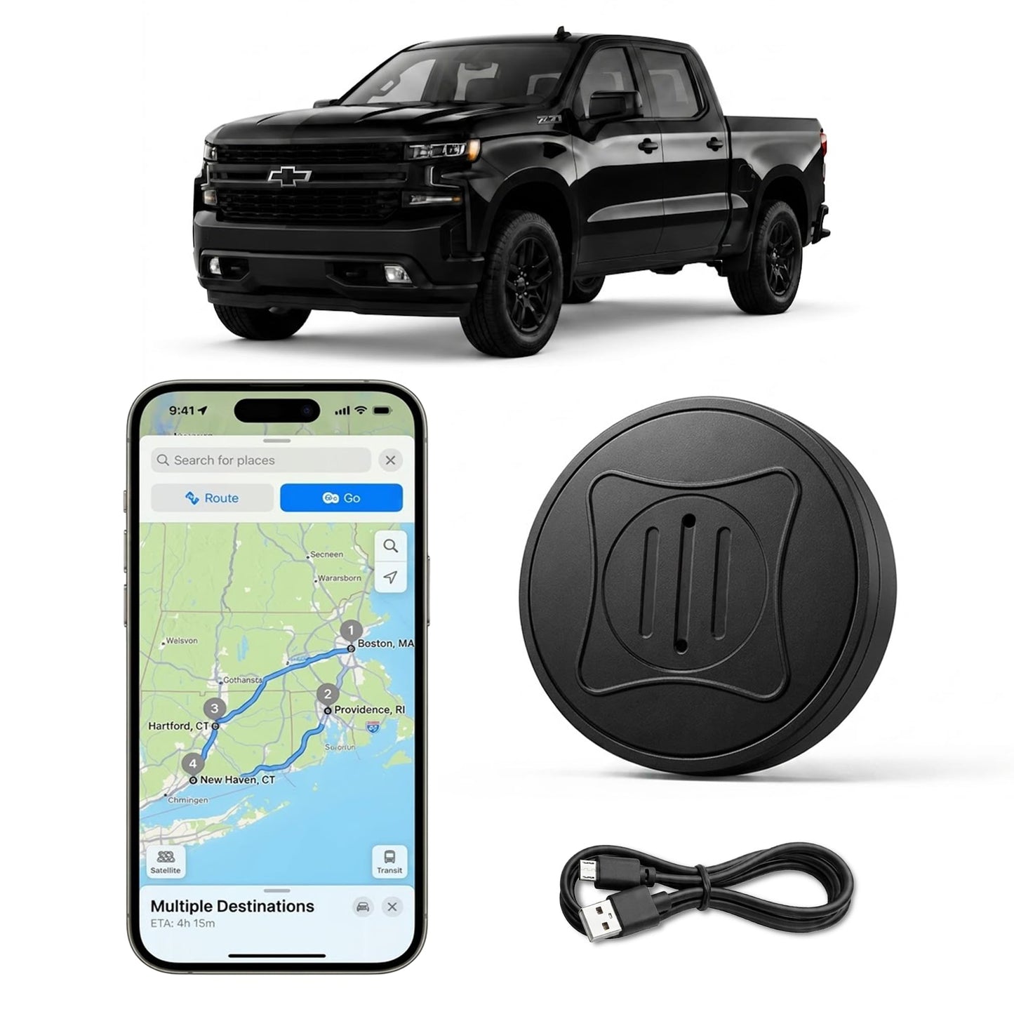 GPS Tracker for Vehicles with Real-Time Location