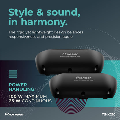 100W Compact High Performance Car Speakers