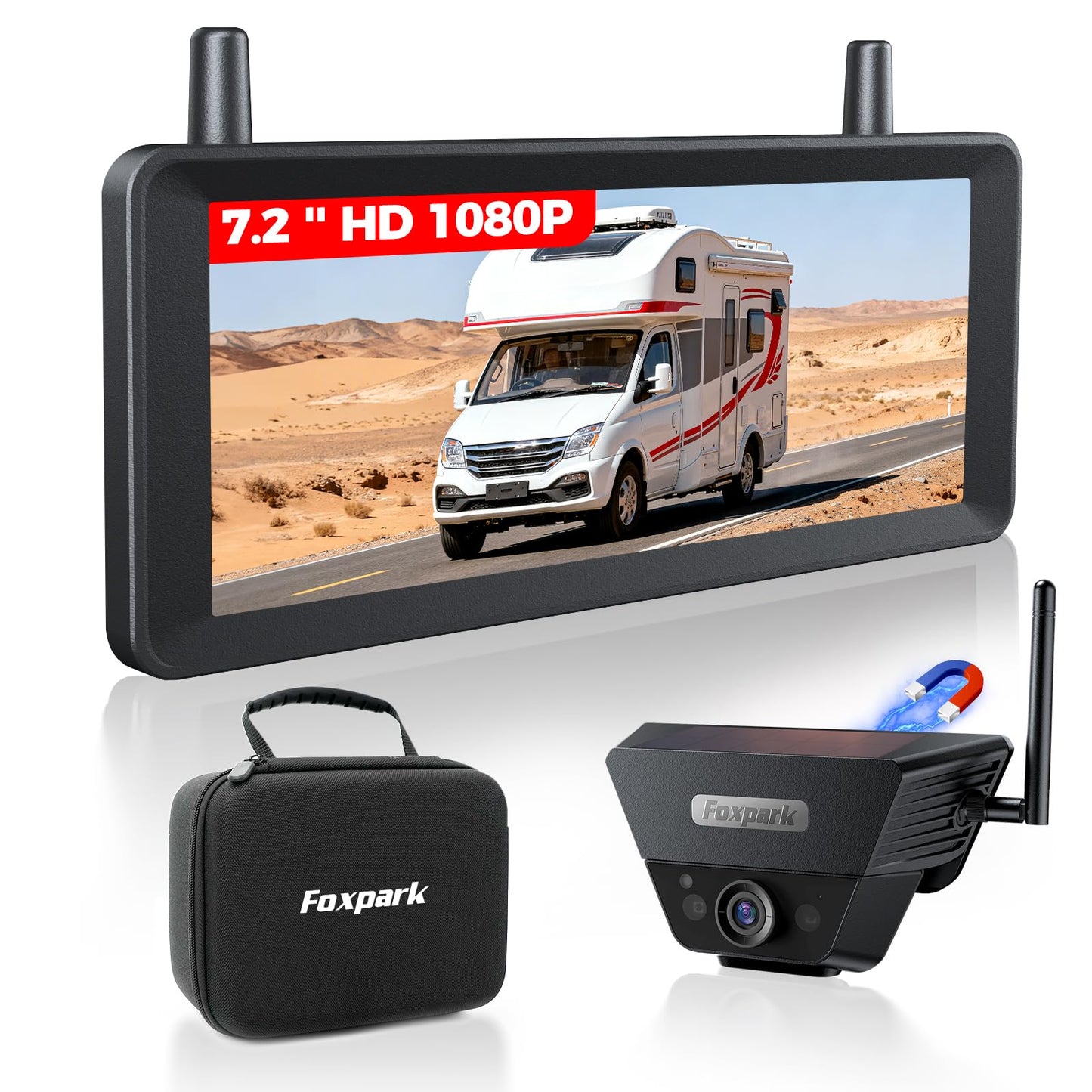 Solar Magnetic Wireless Backup Camera Series