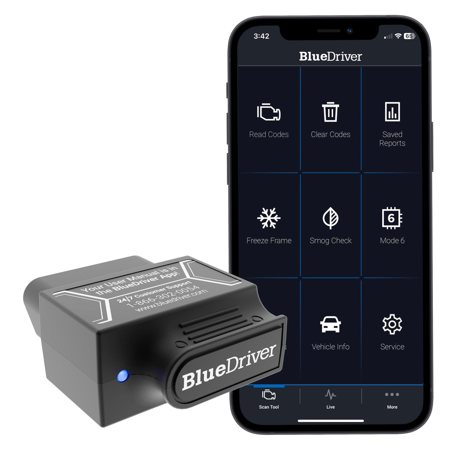 Bluetooth OBD2 Car Diagnostic Scanner Tool