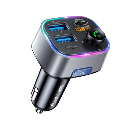 Bluetooth FM Transmitter Car Adapter