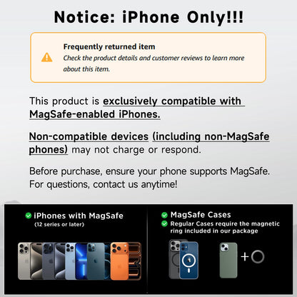 15W MagSafe Car Mount Charger