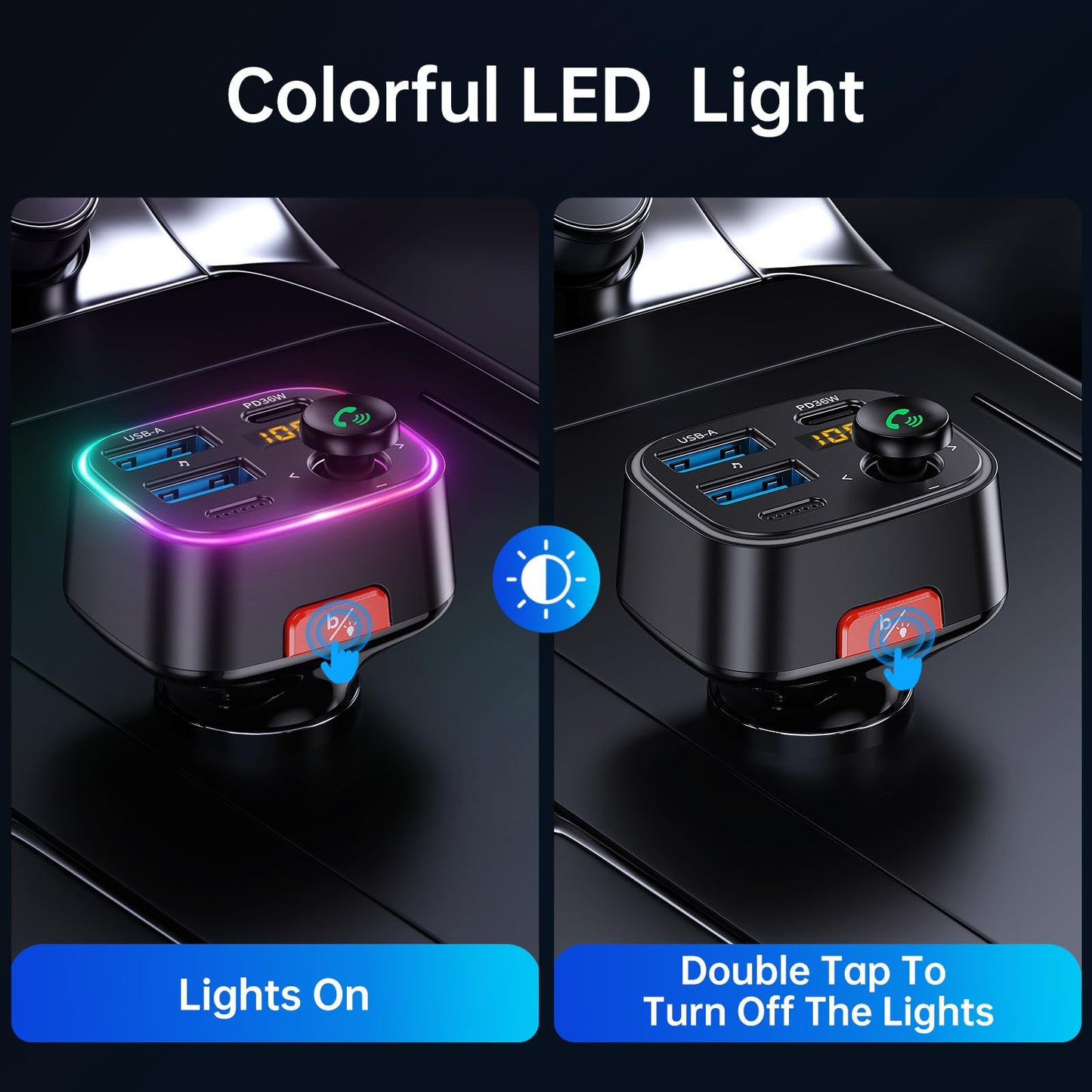 Bluetooth FM Transmitter Car Adapter