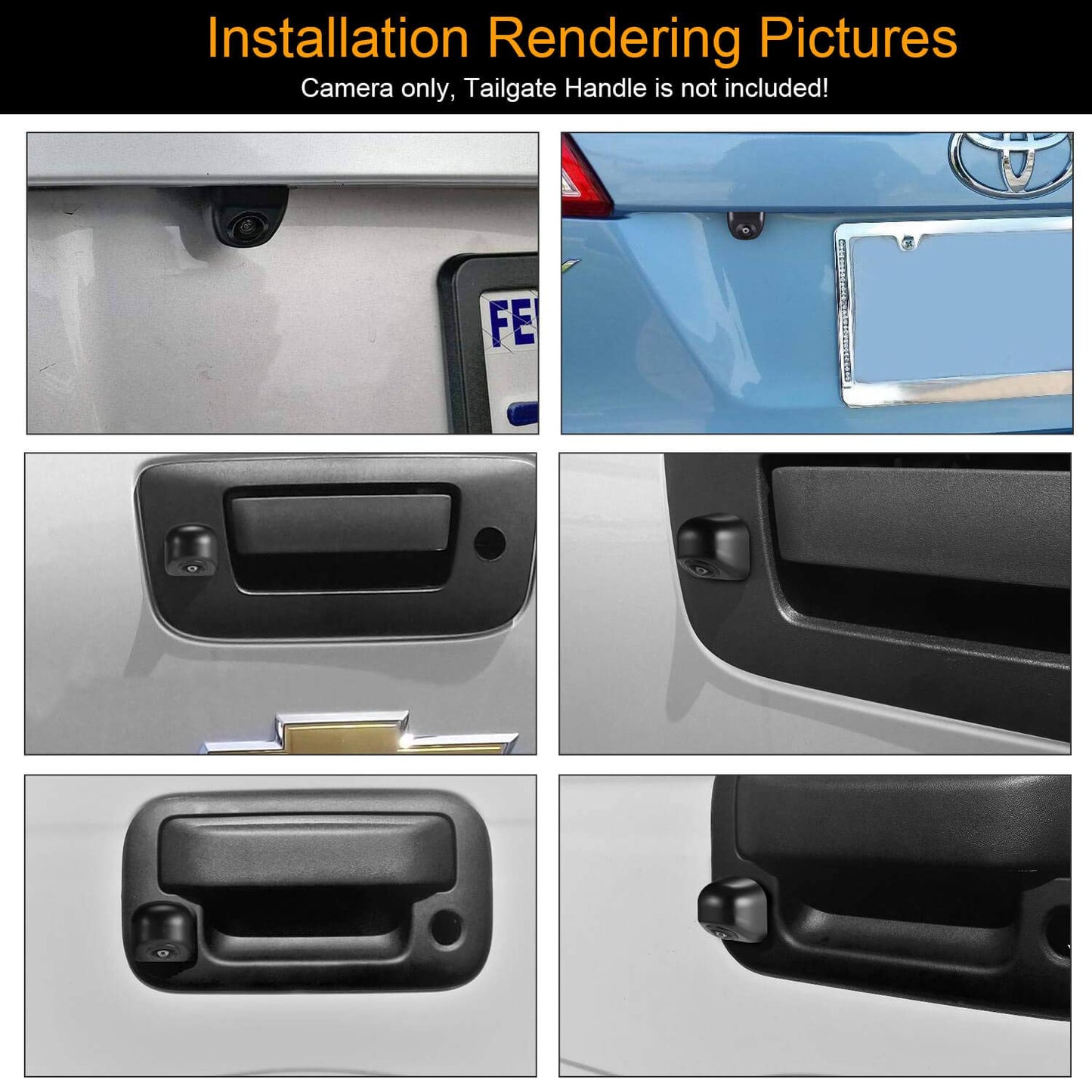 HD Waterproof Wide Angle Backup Camera