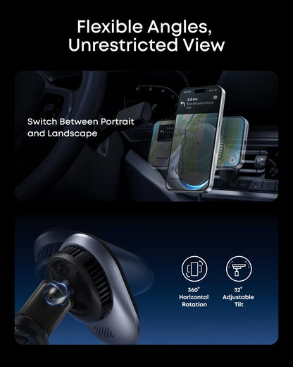 Qi2 25W MagSafe Car Mount Charger