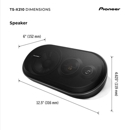 100W Compact High Performance Car Speakers