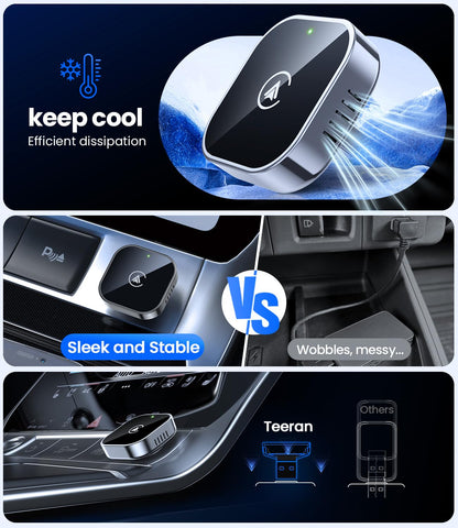 2-in-1 Wireless CarPlay & Android Auto Adapter