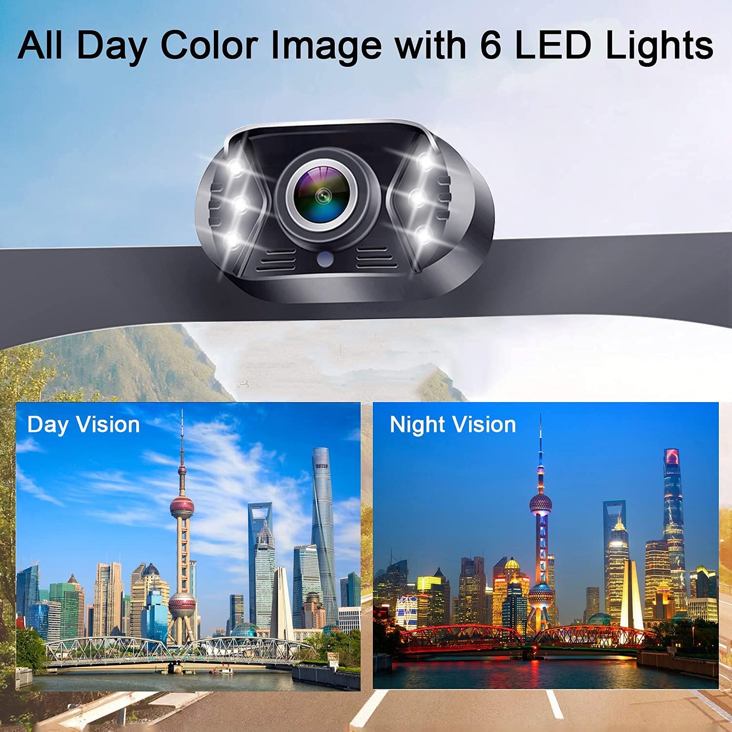 HD 1080P Waterproof Backup Camera System