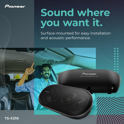 100W Compact High Performance Car Speakers