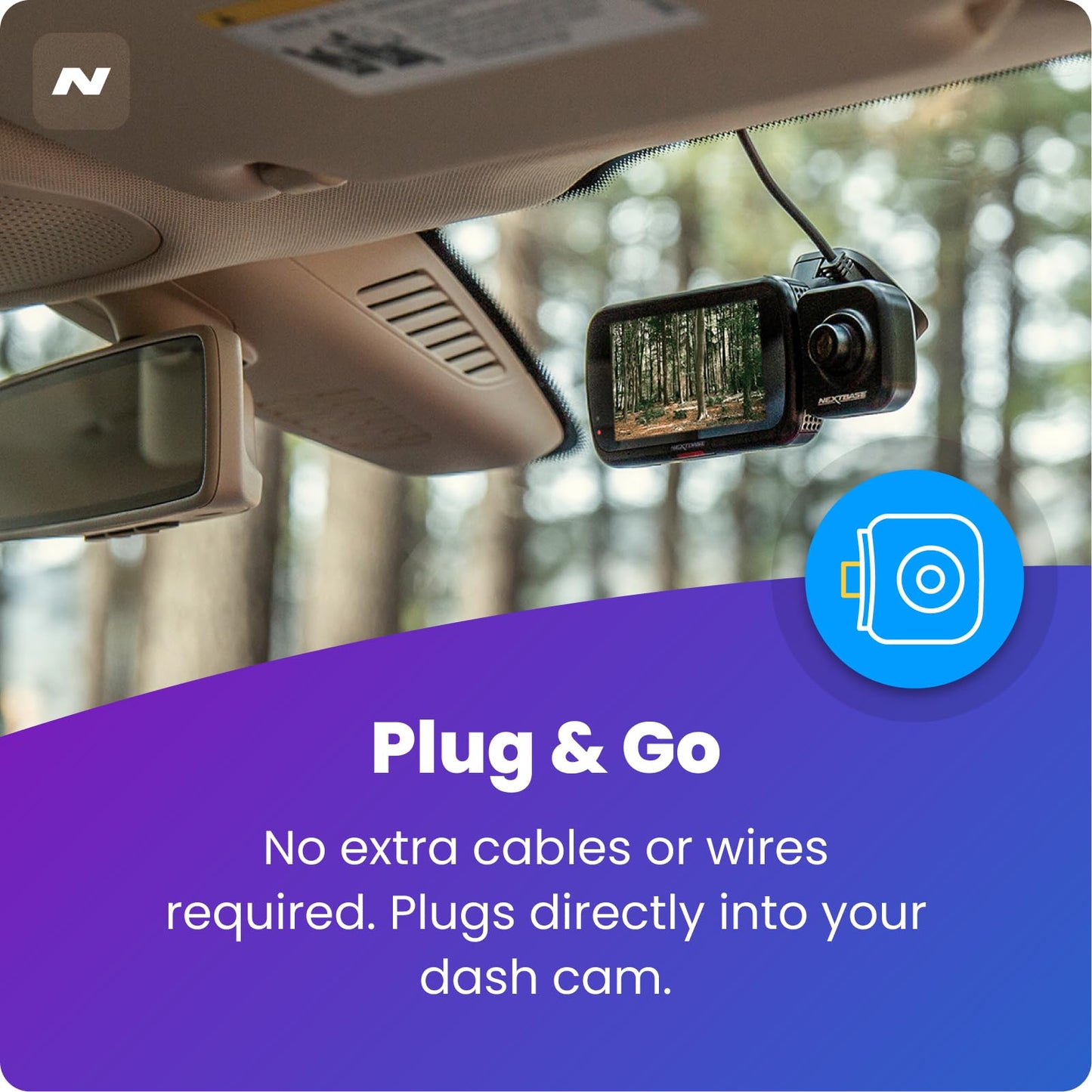 Rear View Exterior Camera for Dash Cams