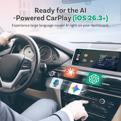 2-in-1 Wireless CarPlay & Android Auto Adapter
