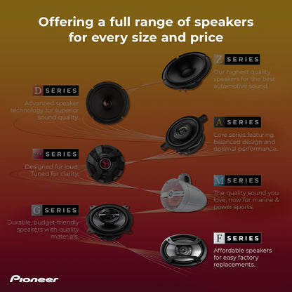 A-Series Standard Car Speakers