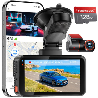 4K Dual Dash Cam with Night Vision