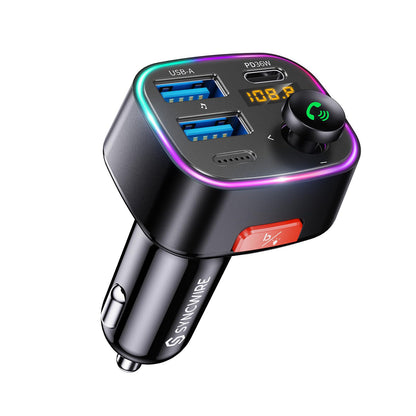 Bluetooth FM Transmitter Car Adapter