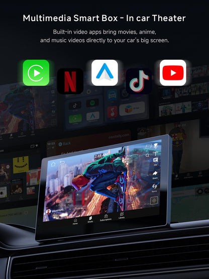 Wireless CarPlay AI Box with Media Apps